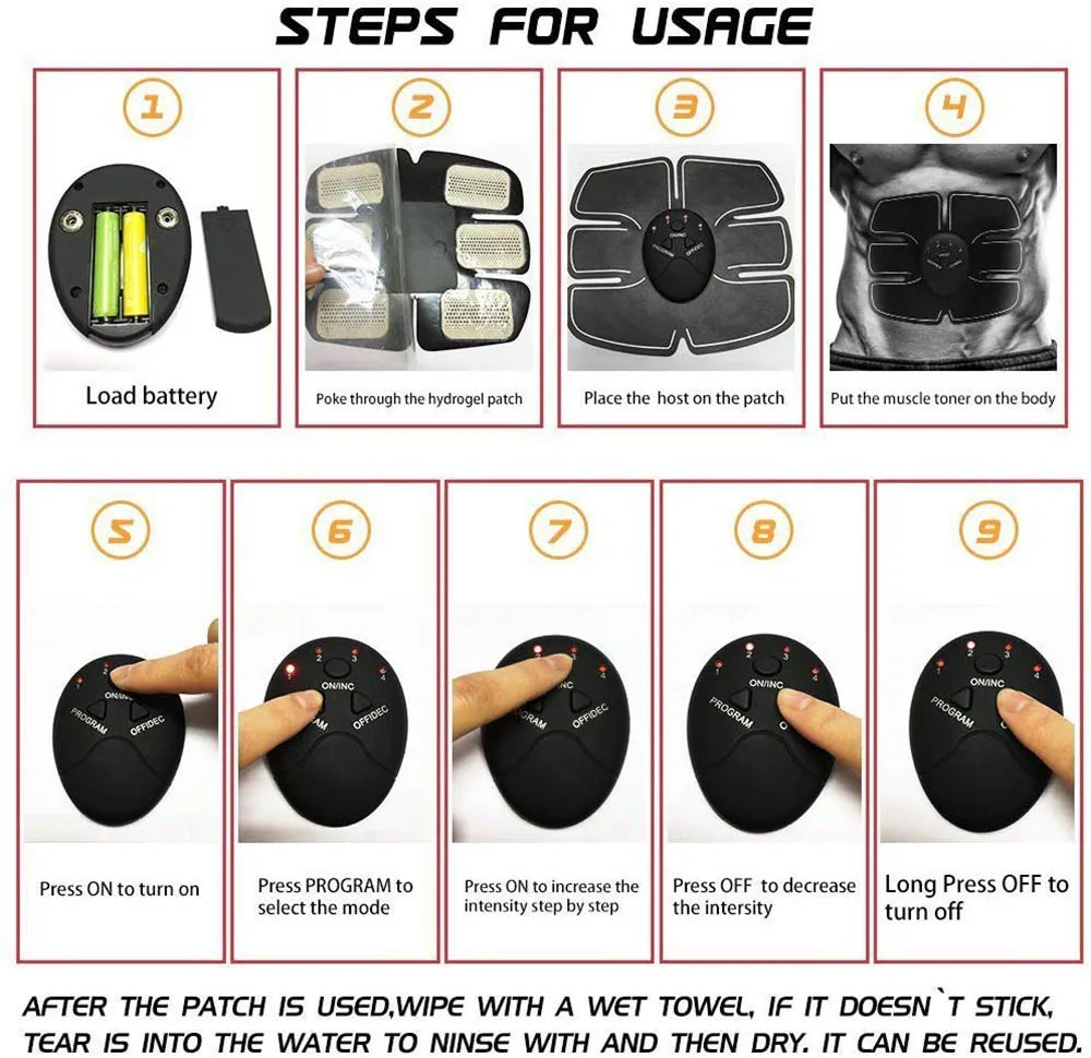 Muscle Stimulator, Muscle Trainer Abs, Muscle Toner