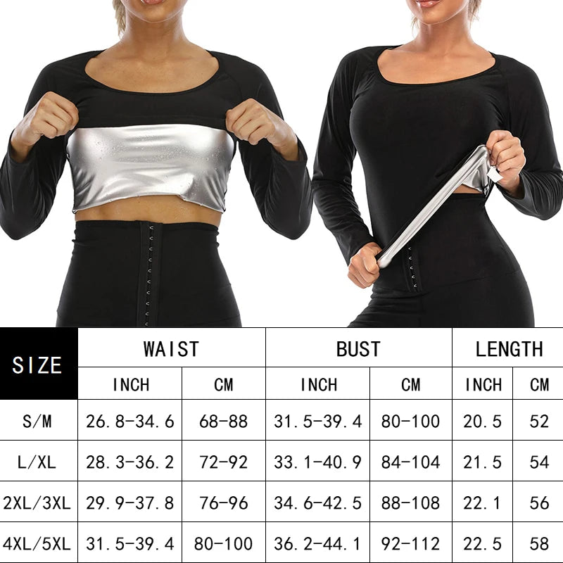 Sauna Suit for Women Sweat Set Workout Shapewear