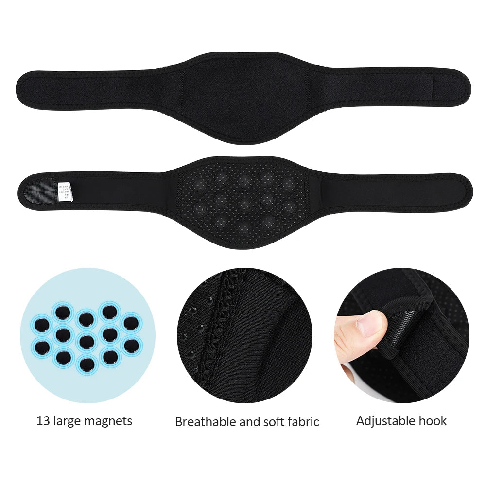 Tourmaline Magnetic Therapy Neck Brace Belt Pain Relief Massage Cervical Vertebra Protection Support Self-Heating Neck Care Belt
