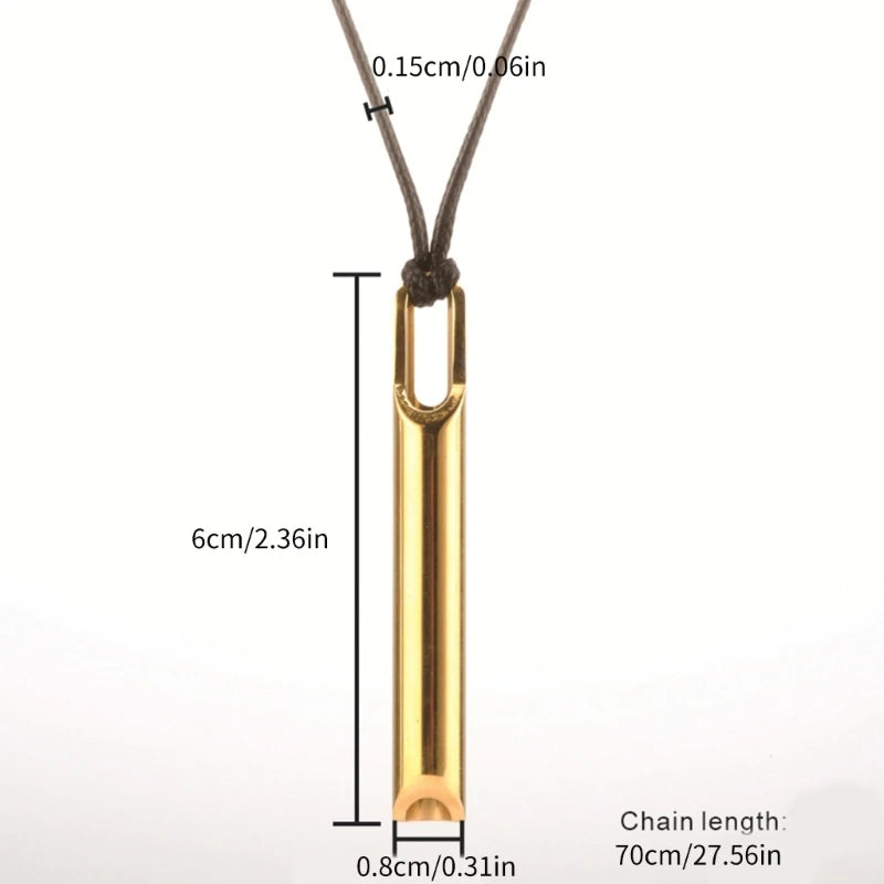 Mindful Breathing Necklace Calming Down Tool