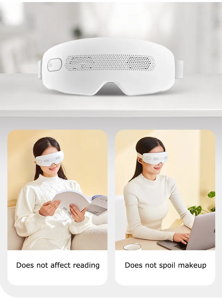 Electric Eye Massager, Acupuncture Point, Vibration Massage Eye Care With Bluetooth Music