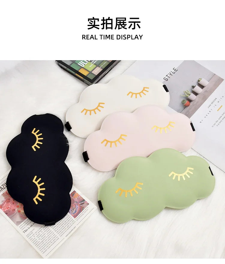 Sleeping Blindfold 3D Cartoon Cloud Eye Mask