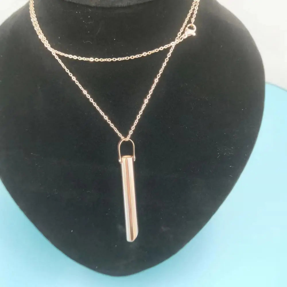Breathing Necklace Stainless Steel Pendant