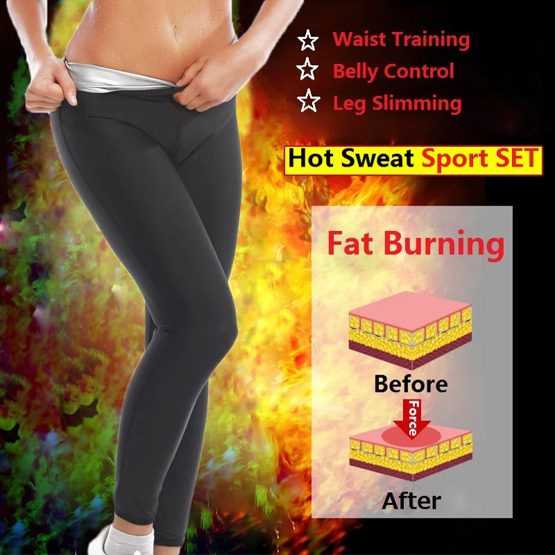 Sauna Sweat Pants Silver Lined Fat Burning Weight Loss
