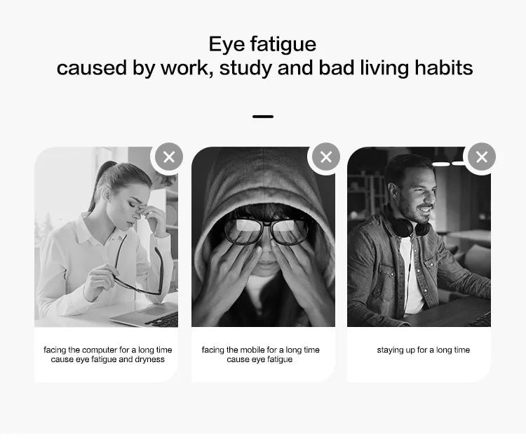 Electric Eye Massager, Acupuncture Point, Vibration Massage Eye Care With Bluetooth Music