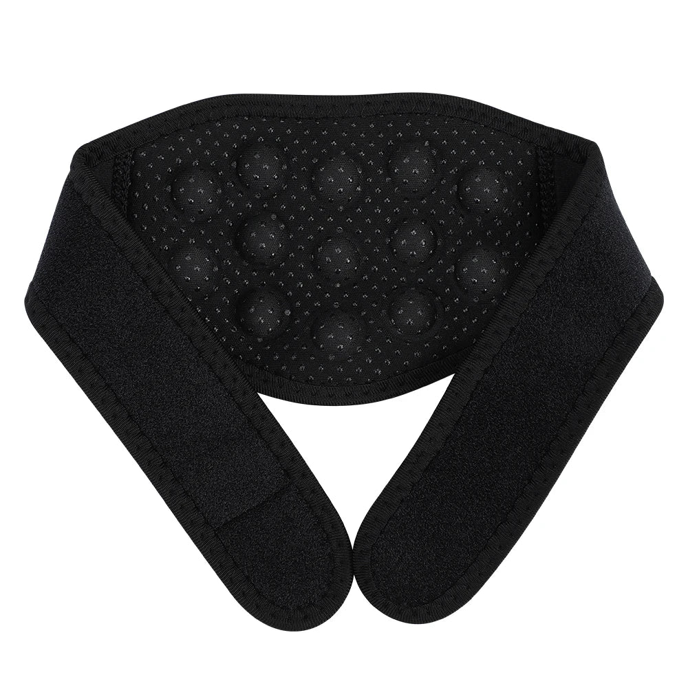Tourmaline Magnetic Therapy Neck Brace Belt Pain Relief Massage Cervical Vertebra Protection Support Self-Heating Neck Care Belt