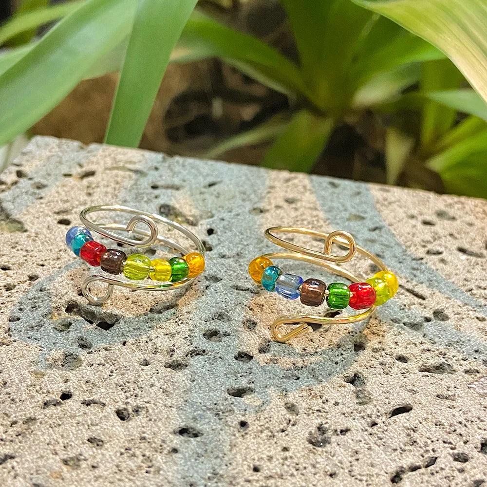 Anxiety Ring, Rotate Freely, Anti Stress, Adjustable Spinner Fidget Ring