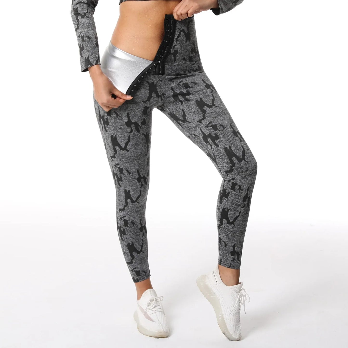 MrifDila Silver Lined Shaper Sauna Slimming Pants