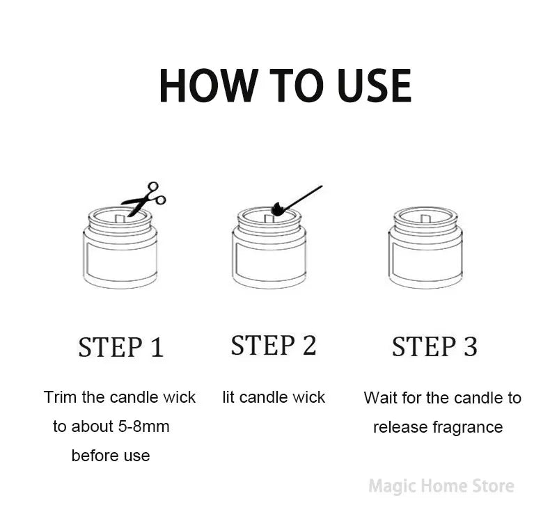 Smokeless Scented Aromatic Candles