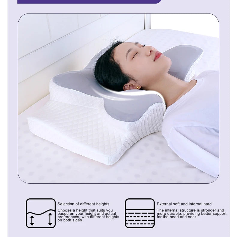 Slow Rebound Neck Pillow Pain Relief Sleeping