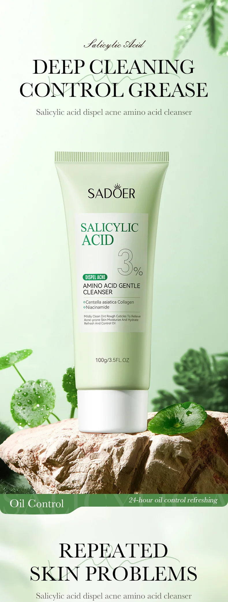 SADOER Salicylic Acid Facial Cleanser