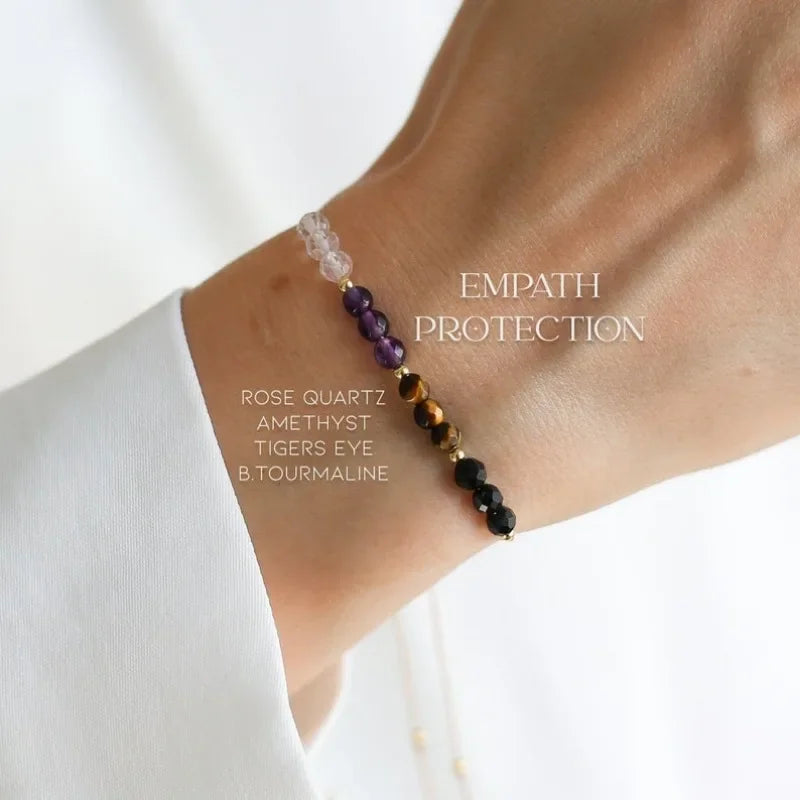Empath Protection Handmade Crystal Bracelet