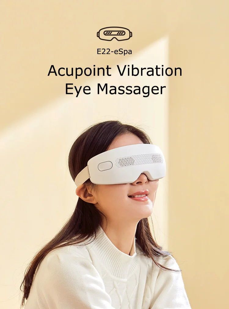 Electric Eye Massager, Acupuncture Point, Vibration Massage Eye Care With Bluetooth Music