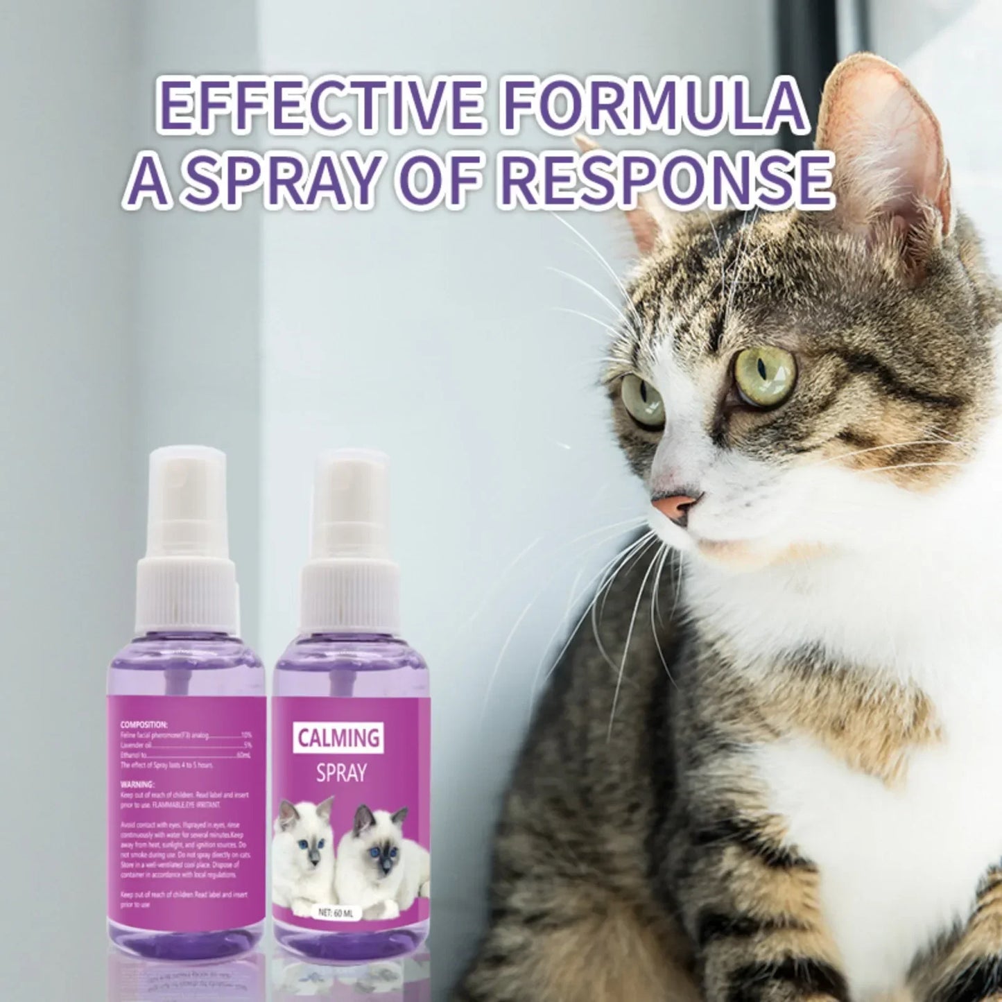 Pheromone Cat Emotional Soothing Spray