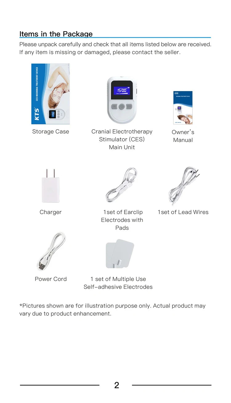 KTS Sleep Aid Device for Insomnia Migraine Depression Relieve