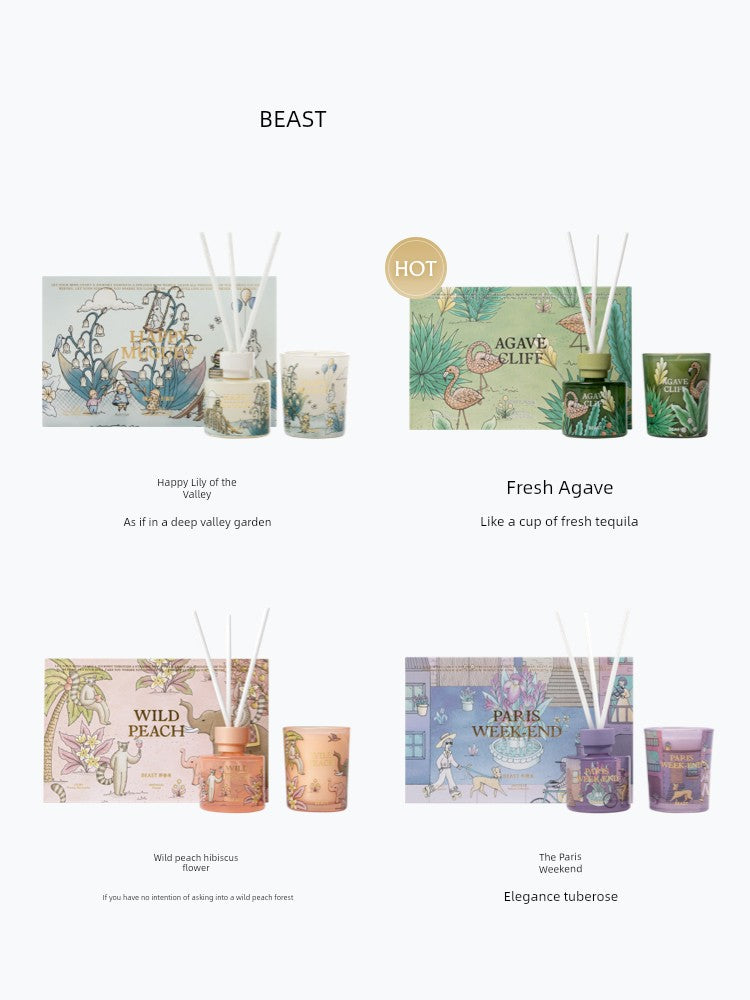 THEBEAST Candle For Home Bedroom Aromatherapy Gift Box