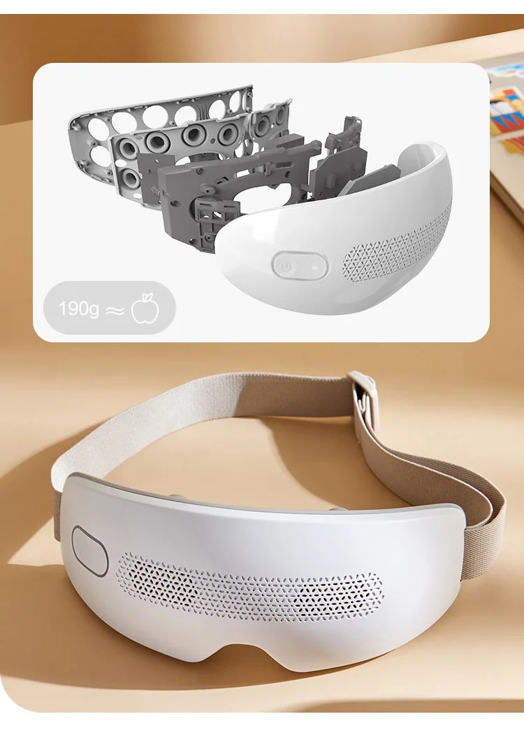 Electric Eye Massager, Acupuncture Point, Vibration Massage Eye Care With Bluetooth Music