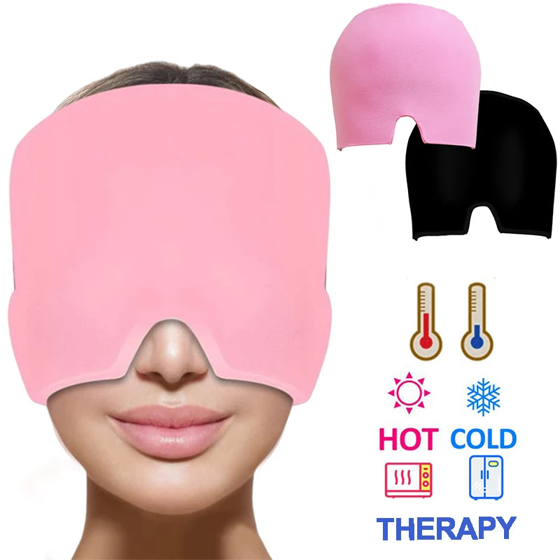 Gel Ice Headache Migraine Relief Hat