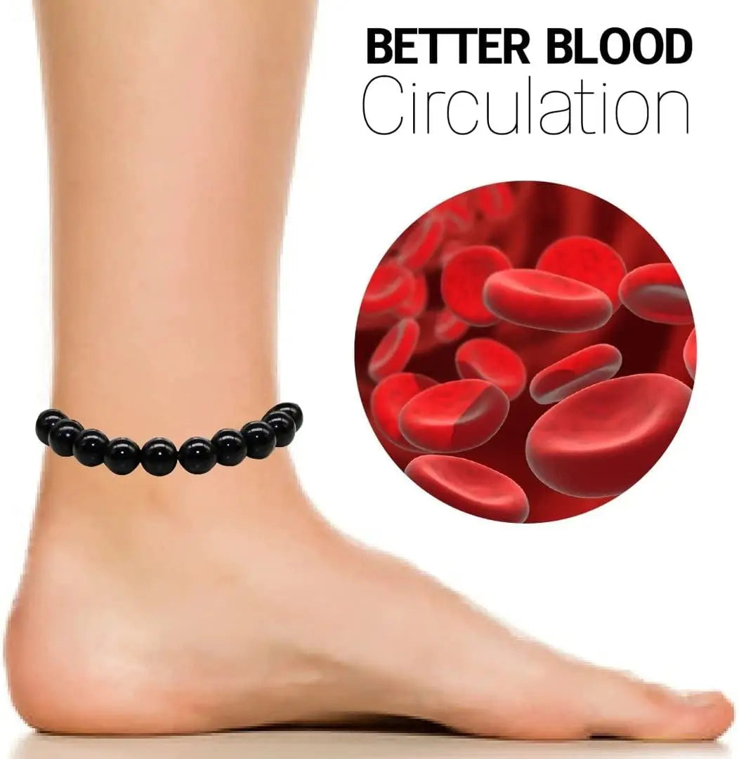 Natural Black Obsidian Stone Bracelet to Relax Anxiety