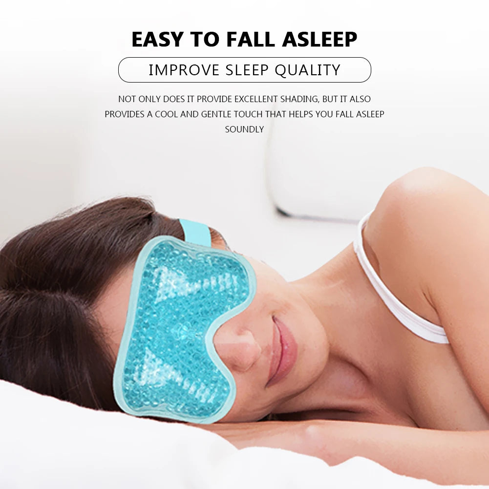 PVC Cold Eye Pack Ice Cool Compress for Sleeping Health Care