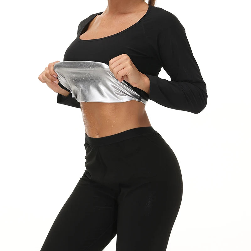 Sauna Suit for Women Sweat Set Workout Shapewear