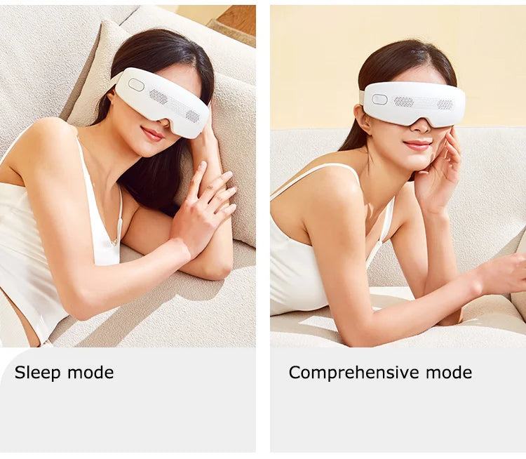 Electric Eye Massager, Acupuncture Point, Vibration Massage Eye Care With Bluetooth Music