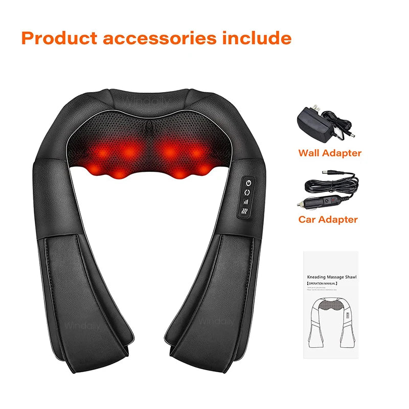 Shiatsu Neck and Shoulder Massager With Heat
