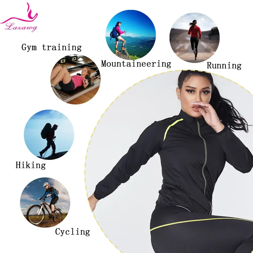 Women Sauna Jacket for Weight Loss