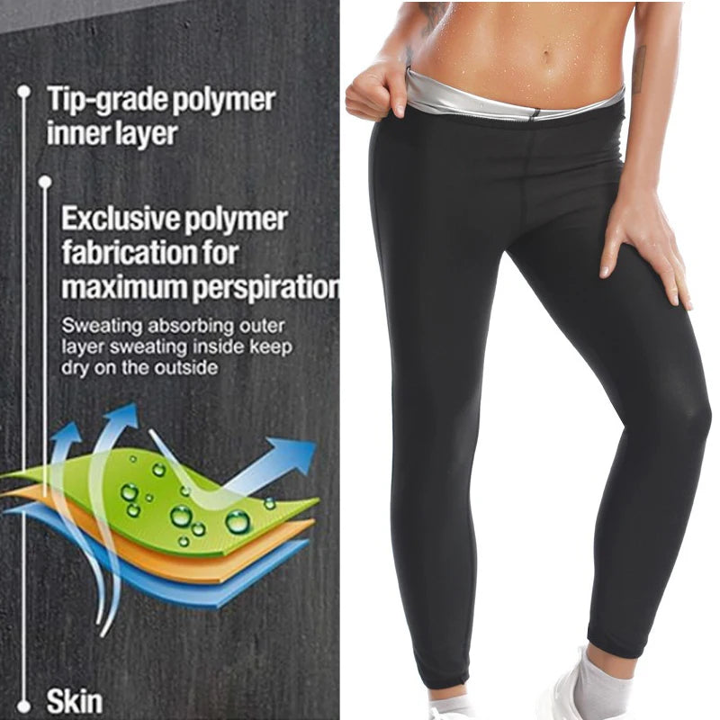 Sauna Sweat Pants Silver Lined Fat Burning Weight Loss