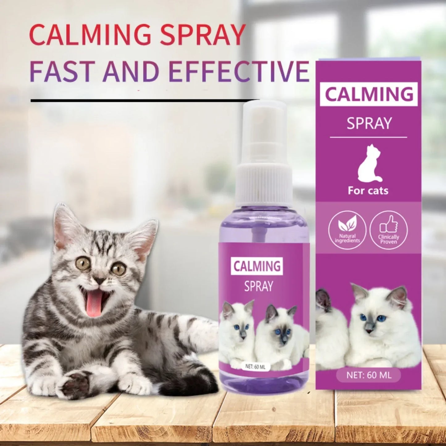 Pheromone Cat Emotional Soothing Spray