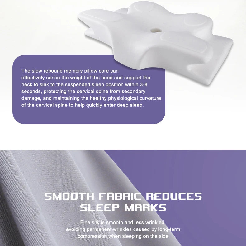 Slow Rebound Neck Pillow Pain Relief Sleeping