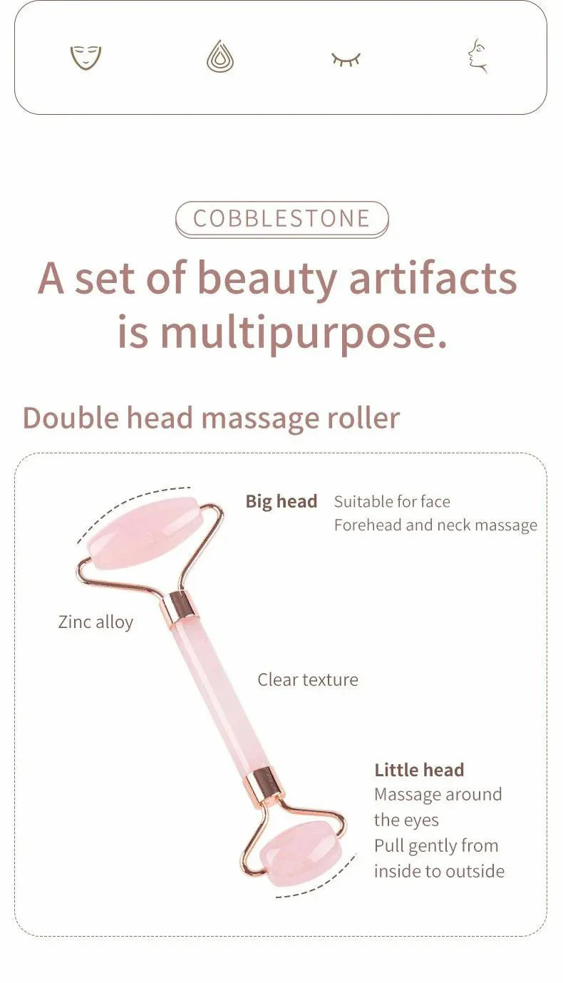 Roller & Gua Sha, Facial Roller Skin Care Tool