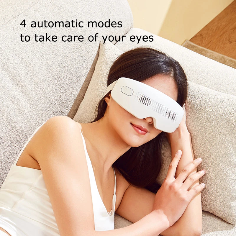 Electric Eye Massager, Acupuncture Point, Vibration Massage Eye Care With Bluetooth Music