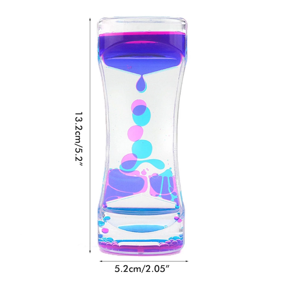 Sand Hourglasses Colorful Liquid Timer Anxiety Relief