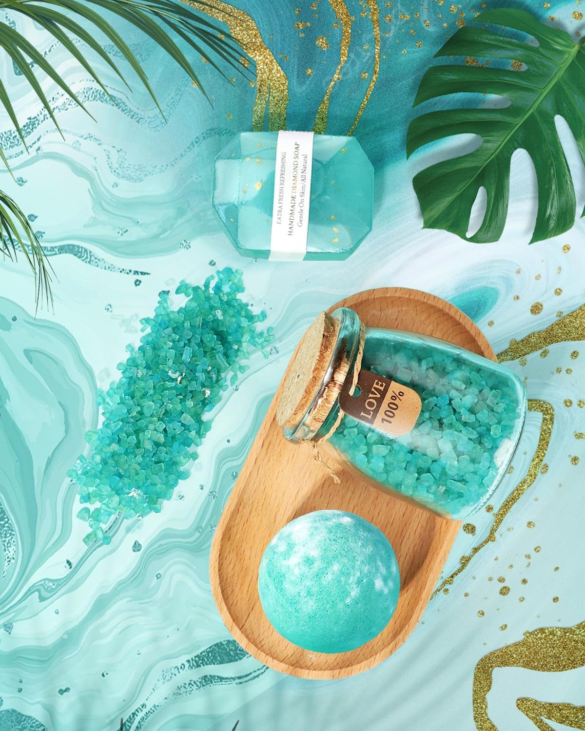 Birthday Gifts for Women, Birthday Gifts Baskets for Women, Mother'S Day Relaxing Spa Gift Baskets Self Care Package, Birthday Gift Box Ideas for Her Mom Wife Sister Female Friends Coworker Employee