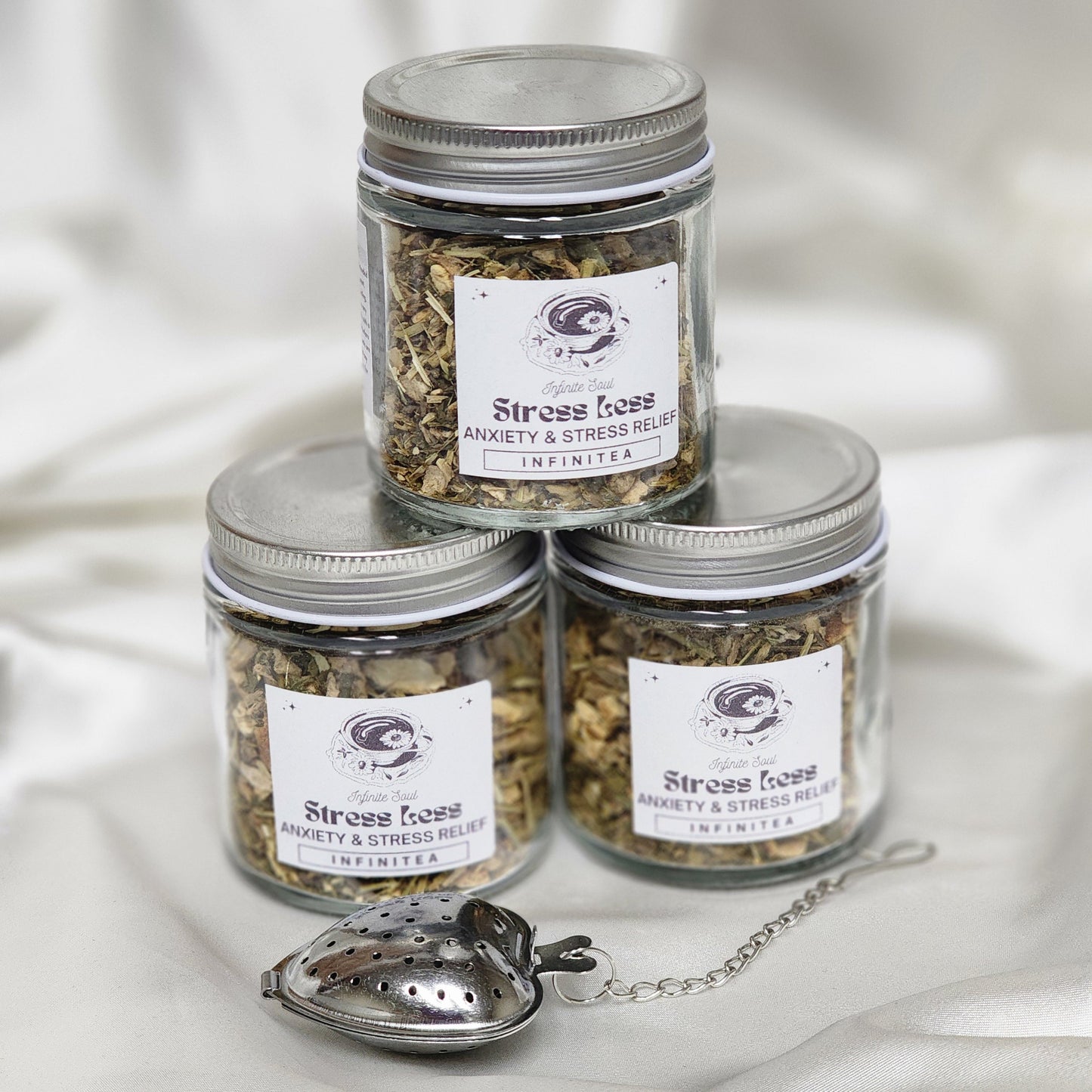 Stress Less: Anxiety & Stress Relief Organic Herbal Tea