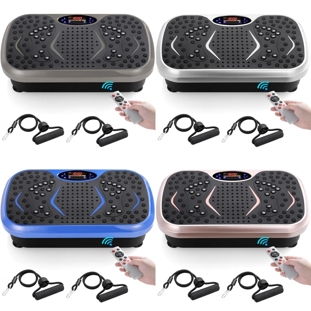 Vibration Plate Exercise Machine Whole Body Workout Fitness 3D Vibration Platform Whole Body Vibration Machine for Home Fitness