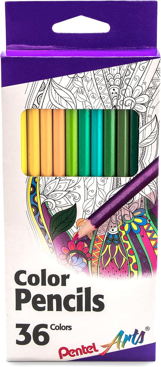 Arts Color Pencils - Assorted Colors, 36-Pack (CB8-36)