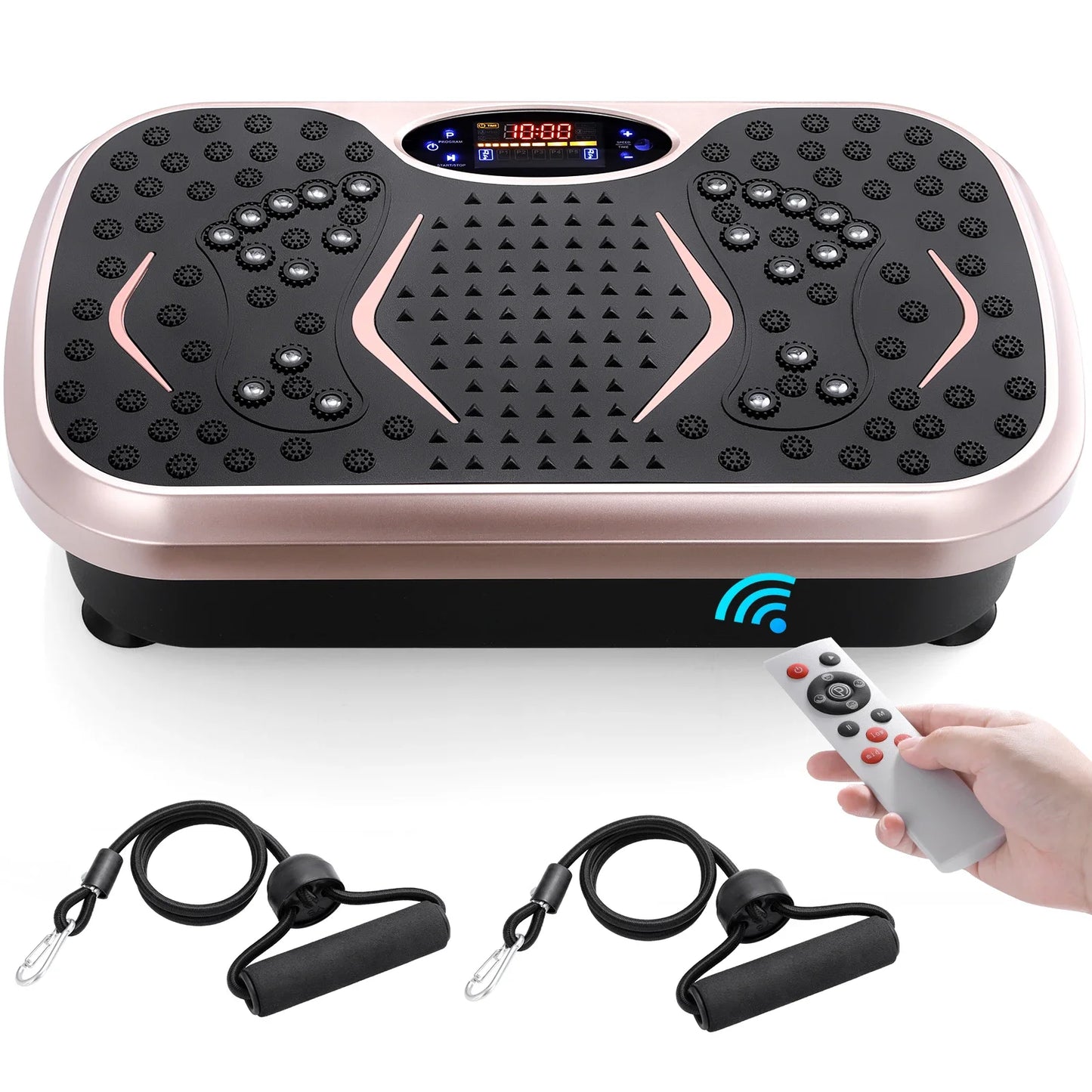 Vibration Plate Exercise Machine Whole Body Workout Fitness 3D Vibration Platform Whole Body Vibration Machine for Home Fitness