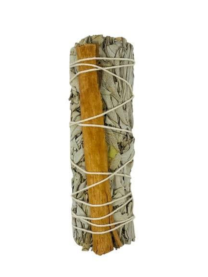 Bholi Sage plus Sage Smudge Kit for Cleansing Negative Energy and Cleansing House Sinuata Dragon Blood Cinnamon and Triple Flower Sage Smudge Sticks with White Sage California Sage Sticks Pack of 4
