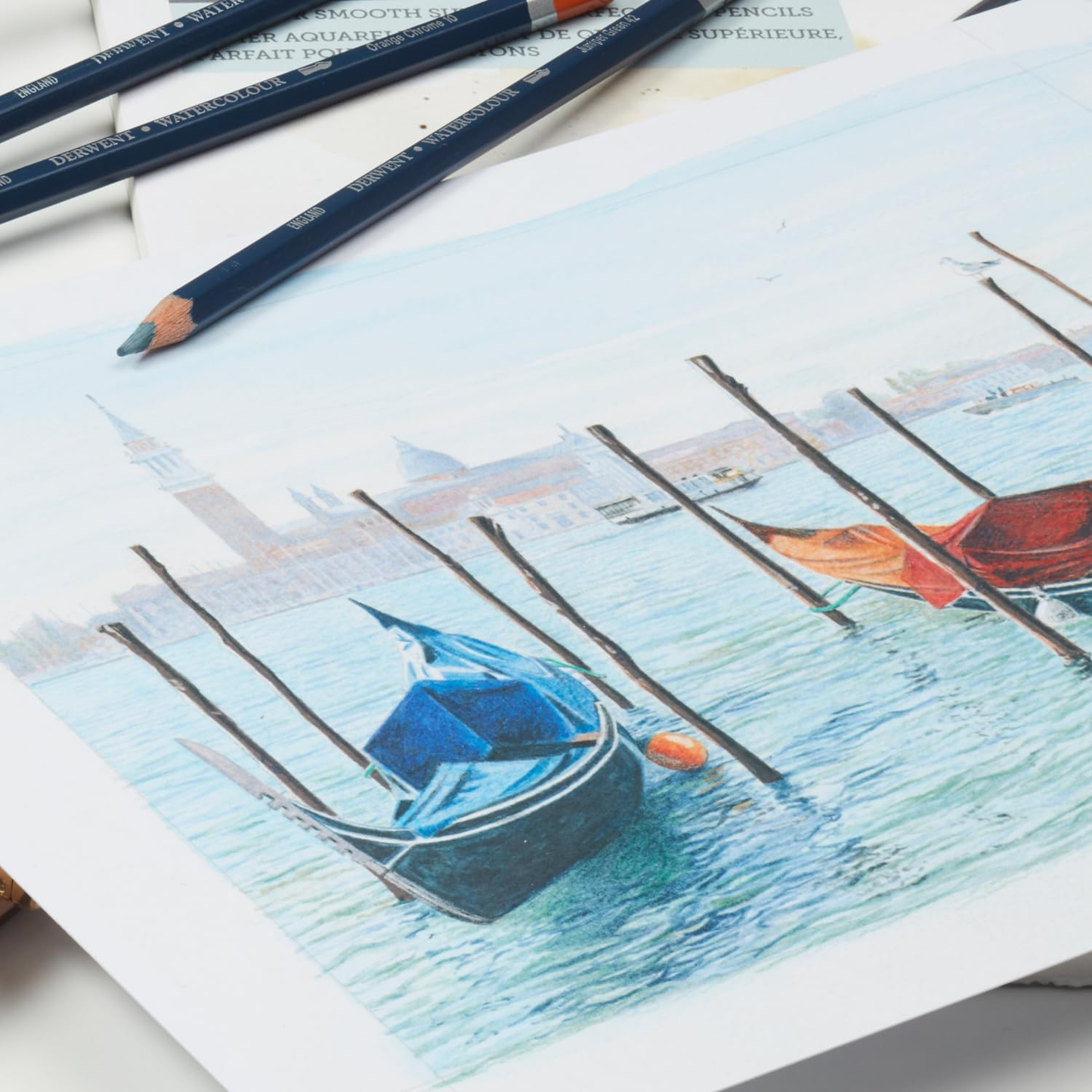 Derwent Watercolor Pencils Set (12 Pack) – Art Therapy & Stress Relief Kit