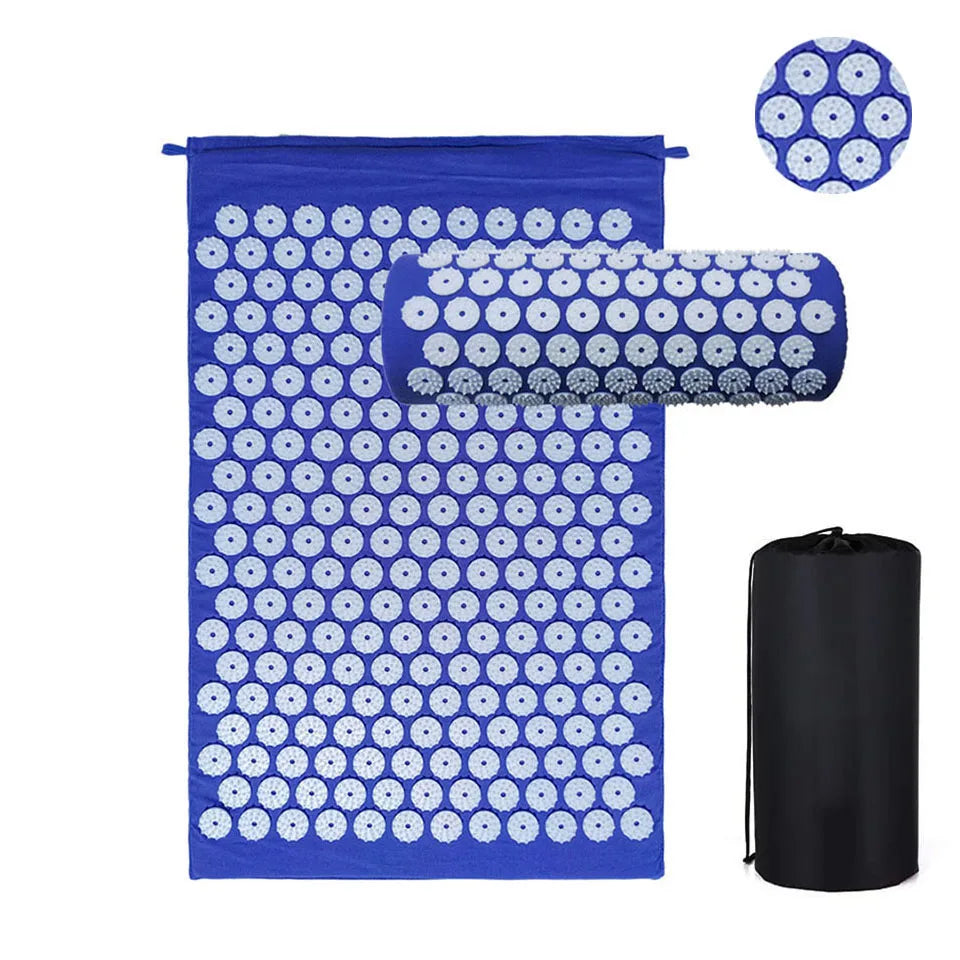 Acupressure Yoga Mat Relieve Stress Back Body Pain Spike Mat