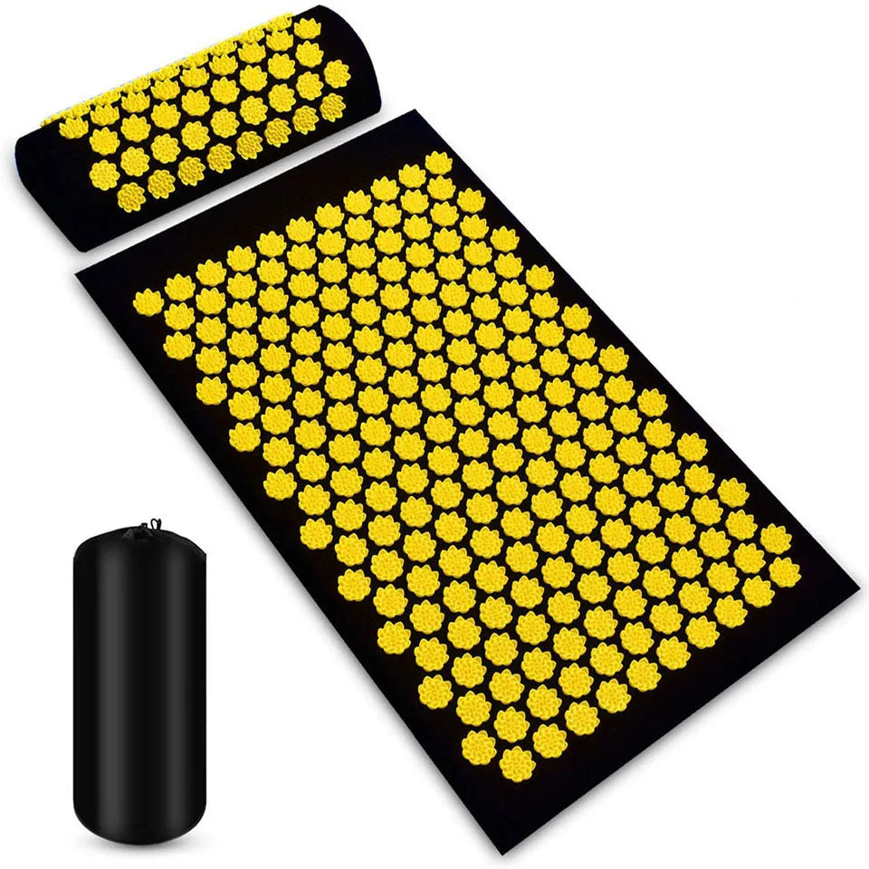 Acupressure Yoga Mat Relieve Stress Back Body Pain Spike Mat