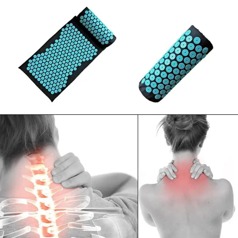 Acupressure Yoga Mat Relieve Stress Back Body Pain Spike Mat