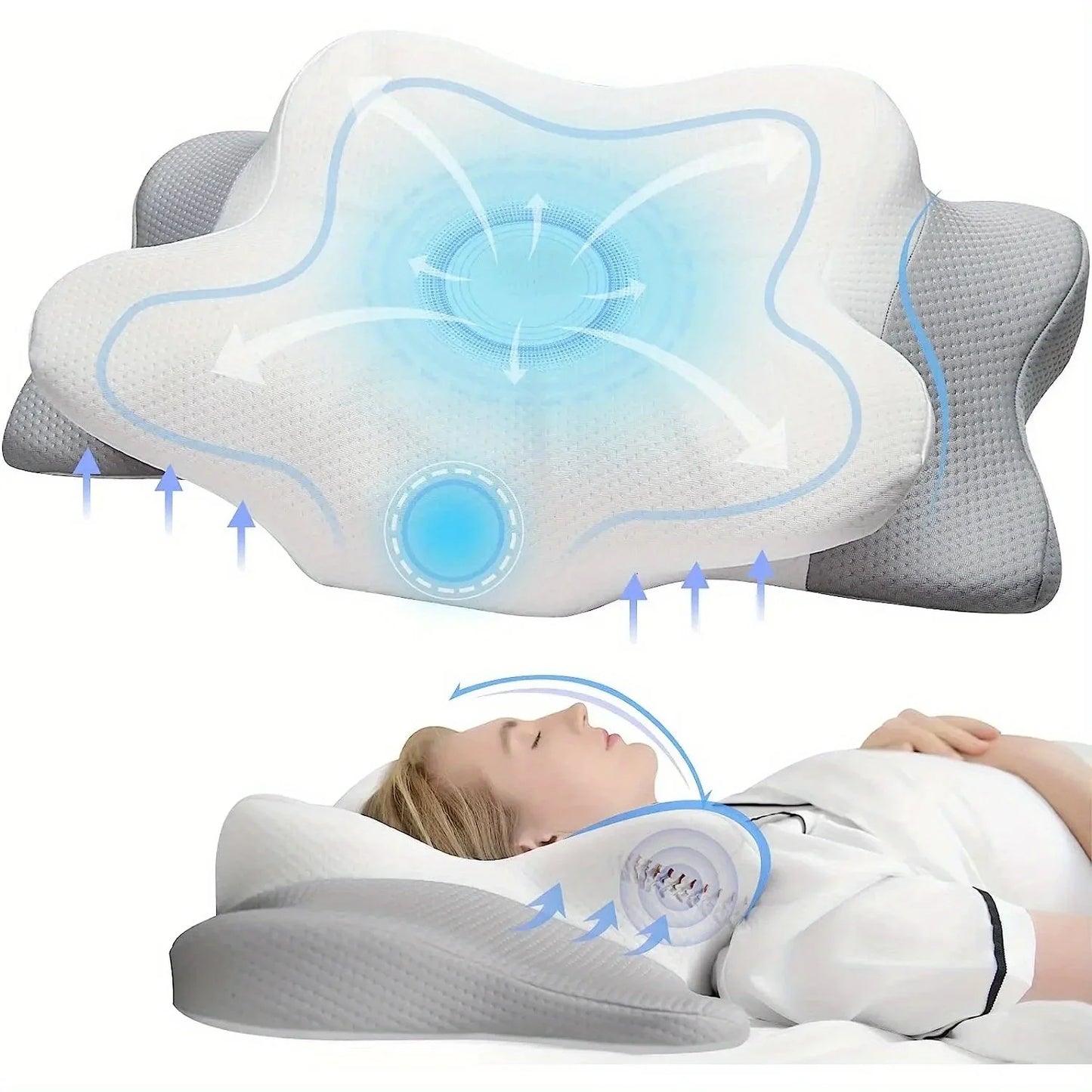 Cervical Pillow Odorless Orthopedic Pillow for Neck and Shoulder Pain
