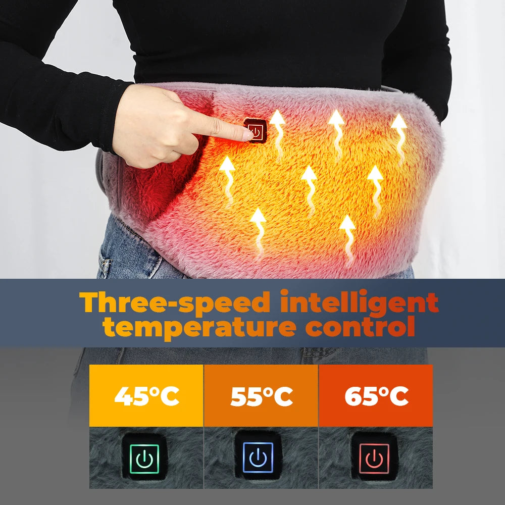 Heating Abdominal Massage Menstrual pain, Uterus pain,  Stomachache and  Waist Massager