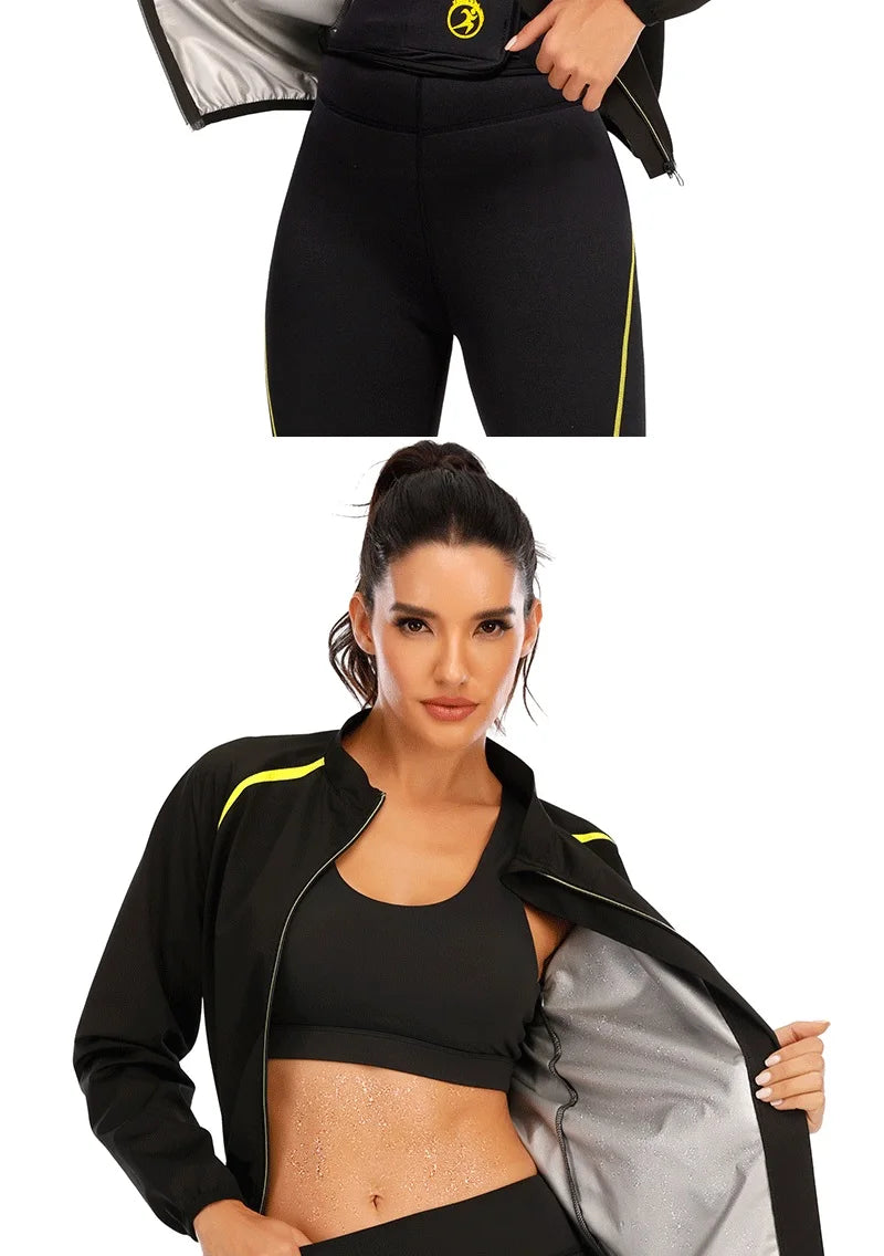 Women Sauna Jacket for Weight Loss