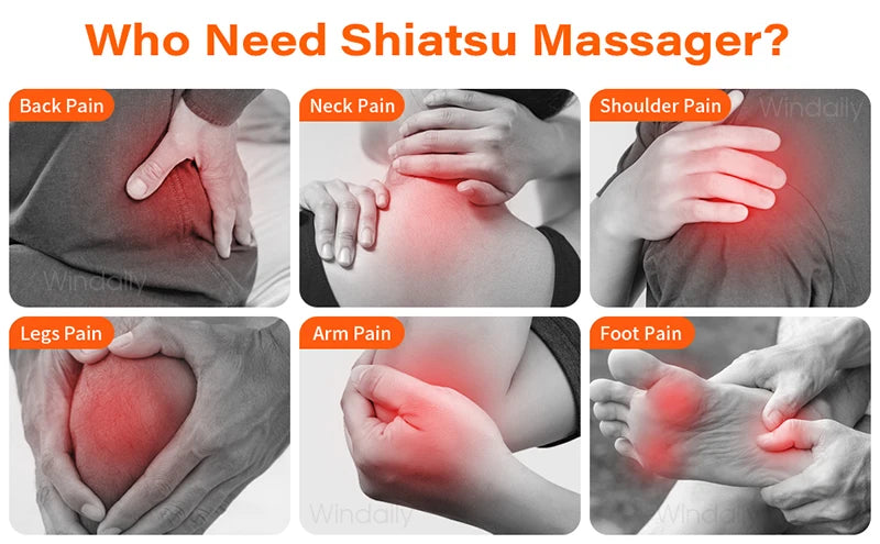 Shiatsu Neck and Shoulder Massager With Heat