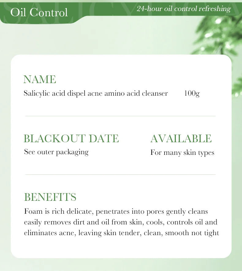 SADOER Salicylic Acid Facial Cleanser