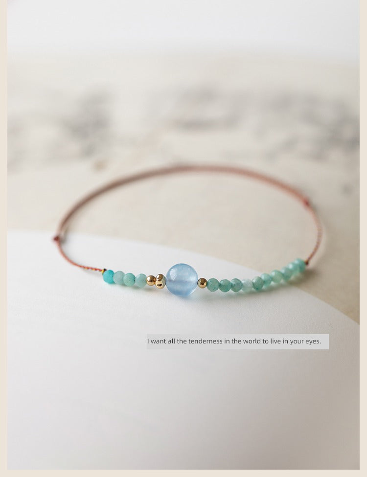 Strawberry Quartz Original Women Woven Hand Strap